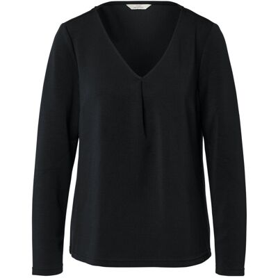 Tchibo - Blusenshirt aus Modal-Mix - Damen - Gr. L - schwarz Tchibo - Blusenshirt aus Modal-Mix - Damen - Gr. L - schwarz