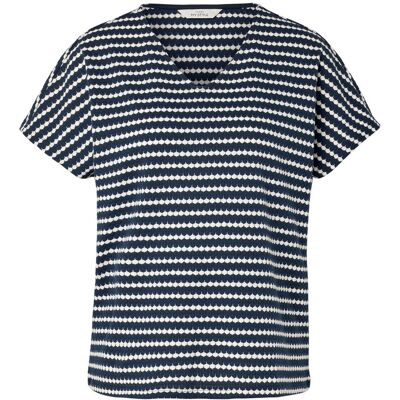 Tchibo - Strukturiertes Shirt - Damen - Gr. S - dunkelblau Tchibo - Strukturiertes Shirt - Damen - Gr. S - dunkelblau