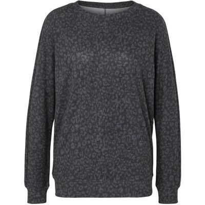 Tchibo - Bedrucktes Fledermausshirt - Damen - Gr. S - schwarz/print Tchibo - Bedrucktes Fledermausshirt - Damen - Gr. S - schwarz/print