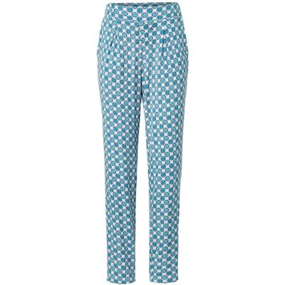 Tchibo - Jerseyhose mit Alloverprint - Damen - Gr. S - weiss/print Tchibo - Jerseyhose mit Alloverprint - Damen - Gr. S - weiss/print