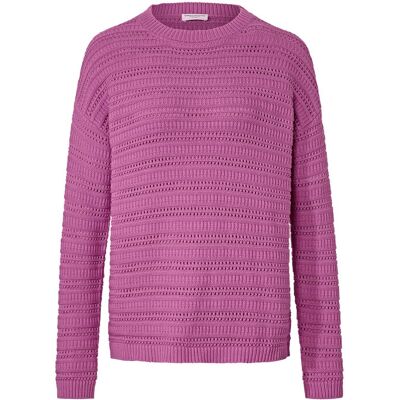 Pullover mit Ajour-Muster - Damen - Gr. XL - rosa Pullover mit Ajour-Muster - Damen - Gr. XL - rosa