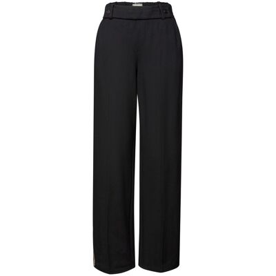 Street One Straight Leg Hose mit Gallon - Damen - Gr. 46 - schwarz Street One Straight Leg Hose mit Gallon - Damen - Gr. 46 - schwarz