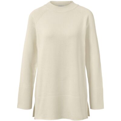 Tchibo - Langer Strickpullover - Damen - Gr. M - creme Tchibo - Langer Strickpullover - Damen - Gr. M - creme