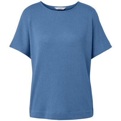 Tchibo - Strukturiertes Shirt - Damen - Gr. M - blau Tchibo - Strukturiertes Shirt - Damen - Gr. M - blau