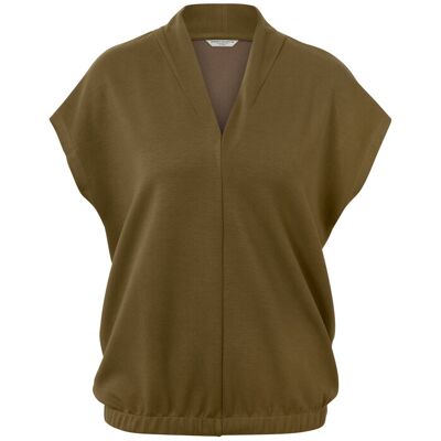 Tchibo - Blusenshirt mit V-Ausschnitt - Damen - Gr. XL - olivgrün Tchibo - Blusenshirt mit V-Ausschnitt - Damen - Gr. XL - olivgrün