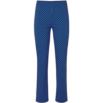 Tchibo - Bedruckte Stretchhose - Damen - Gr. 36 - dunkelblau/print Tchibo - Bedruckte Stretchhose - Damen - Gr. 36 - dunkelblau/print