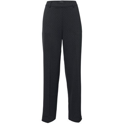 Tchibo - Komfort-Palazzohose mit Jacquard - Damen - Gr. 36 - anthrazit/jacquard Tchibo - Komfort-Palazzohose mit Jacquard - Damen - Gr. 36 - anthrazit/jacquard