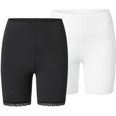 Tchibo - 2 Radler-Shorts - Damen - Gr. L - schwarz Tchibo - 2 Radler-Shorts - Damen - Gr. L - schwarz