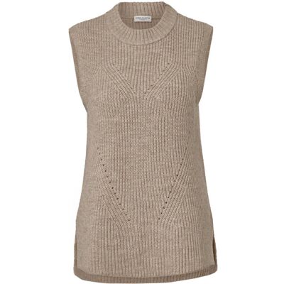 Tchibo - Strick-Pullunder - Damen - Gr. L - beige Tchibo - Strick-Pullunder - Damen - Gr. L - beige