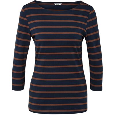 Tchibo - Gestreiftes Shirt mit 3/4-Arm - Damen - Gr. S - dunkelblau/gestreift Tchibo - Gestreiftes Shirt mit 3/4-Arm - Damen - Gr. S - dunkelblau/gestreift