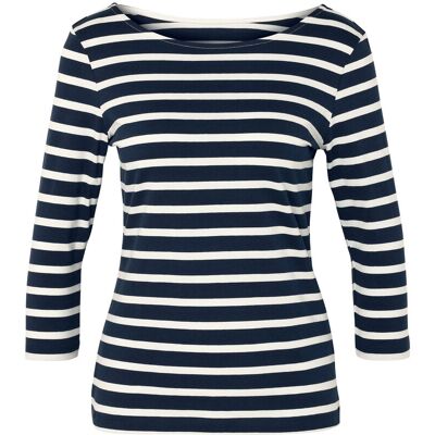 Tchibo - Shirt mit 3/4-Arm - Damen - Gr. S - dunkelblau Tchibo - Shirt mit 3/4-Arm - Damen - Gr. S - dunkelblau