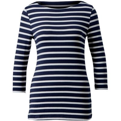 Tchibo - Gestreiftes Shirt mit 3/4-Arm - Damen - Gr. M - dunkelblau/gestreift Tchibo - Gestreiftes Shirt mit 3/4-Arm - Damen - Gr. M - dunkelblau/gestreift