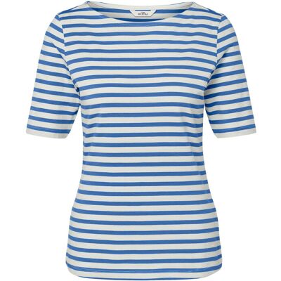 Tchibo - Halbarmshirt - Damen - Gr. S - weiss/gestreift Tchibo - Halbarmshirt - Damen - Gr. S - weiss/gestreift