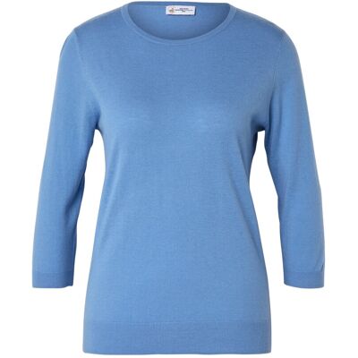 Tchibo - Feinstrickpullover mit Seide - Damen - Gr. S - blau Tchibo - Feinstrickpullover mit Seide - Damen - Gr. S - blau