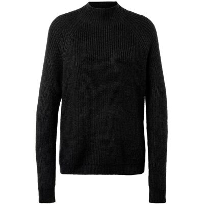 Tchibo - Grobstrickpullover mit Stehkragen - Damen - Gr. S - schwarz Tchibo - Grobstrickpullover mit Stehkragen - Damen - Gr. S - schwarz