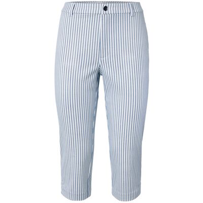 Tchibo - 3/4-Stretch-Twill-Hose - Damen - Gr. 36 - weiss/gestreift Tchibo - 3/4-Stretch-Twill-Hose - Damen - Gr. 36 - weiss/gestreift