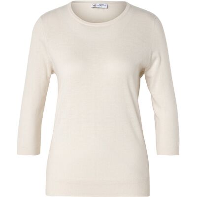 Tchibo - Feinstrickpullover mit Seide - Damen - Gr. S - creme Tchibo - Feinstrickpullover mit Seide - Damen - Gr. S - creme