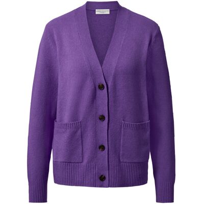 Tchibo - Strickjacke mit Wolle - Damen - Gr. S - lila Tchibo - Strickjacke mit Wolle - Damen - Gr. S - lila