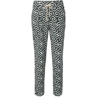 Tchibo - Bedruckte Jerseyhose - Damen - Gr. S - weiss/print Tchibo - Bedruckte Jerseyhose - Damen - Gr. S - weiss/print
