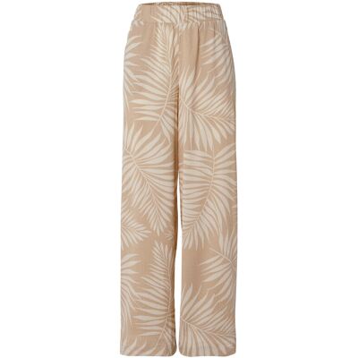 Tchibo - Strukturierte Palazzohose mit Alloverprint - Damen - Gr. 36 - beige/print Tchibo - Strukturierte Palazzohose mit Alloverprint - Damen - Gr. 36 - beige/print