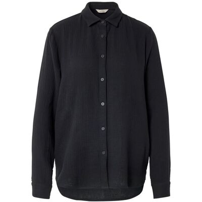 Tchibo - Musselin-Bluse - Damen - Gr. 46 - schwarz Tchibo - Musselin-Bluse - Damen - Gr. 46 - schwarz