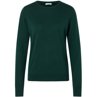 Tchibo - Merino-Feinstrickpullover - Damen - Gr. M - dunkelgrün Tchibo - Merino-Feinstrickpullover - Damen - Gr. M - dunkelgrün