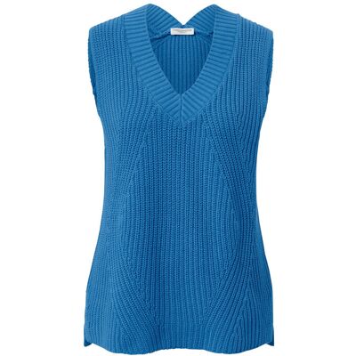 Tchibo - Strick-Pullunder - Damen - Gr. L - blau Tchibo - Strick-Pullunder - Damen - Gr. L - blau