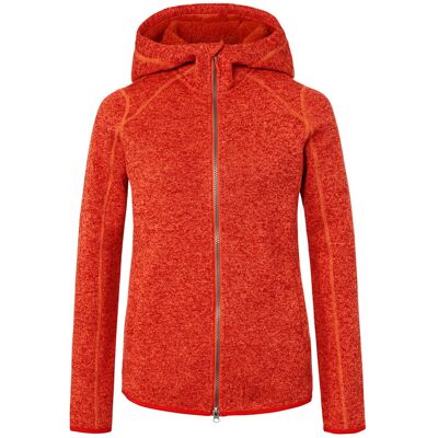 Tchibo - Kapuzen-Strickfleecejacke - Damen - Gr. S - orange Tchibo - Kapuzen-Strickfleecejacke - Damen - Gr. S - orange