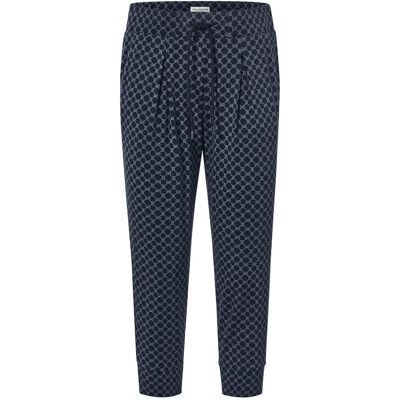 Tchibo - Bedruckte 3/4-Jerseyhose - Damen - Gr. S - dunkelblau/print Tchibo - Bedruckte 3/4-Jerseyhose - Damen - Gr. S - dunkelblau/print