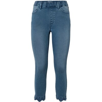 Tchibo - 7/8-Treggings mit Lochstickerei - Damen - Gr. 42 - dunkelblau Tchibo - 7/8-Treggings mit Lochstickerei - Damen - Gr. 42 - dunkelblau