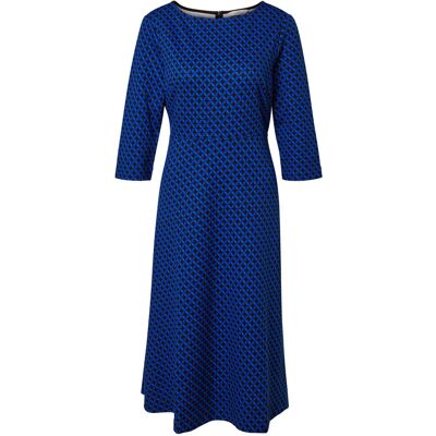 Tchibo - Bedrucktes Jerseykleid - Damen - Gr. XL - dunkelblau/print Tchibo - Bedrucktes Jerseykleid - Damen - Gr. XL - dunkelblau/print