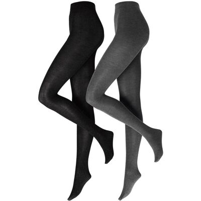 Tchibo - 2 Strickstrumpfhosen - Damen - Gr. M - dunkelgrau Tchibo - 2 Strickstrumpfhosen - Damen - Gr. M - dunkelgrau
