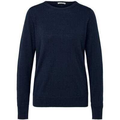 Tchibo - Merino-Feinstrickpullover - Damen - Gr. L - dunkelblau Tchibo - Merino-Feinstrickpullover - Damen - Gr. L - dunkelblau