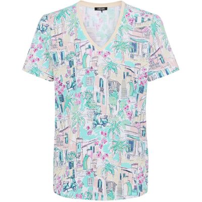 Tchibo - Olsen T-Shirt - Damen - Gr. 46 - blau Tchibo - Olsen T-Shirt - Damen - Gr. 46 - blau
