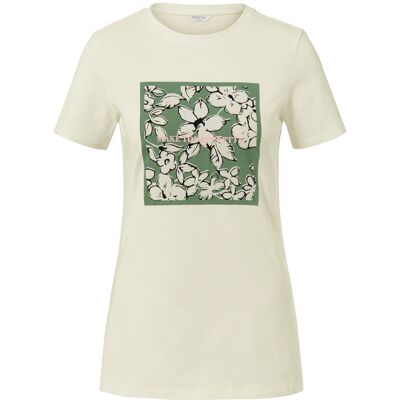 Tchibo - T-Shirt mit Print - Damen - Gr. L - weiß/print Tchibo - T-Shirt mit Print - Damen - Gr. L - weiß/print