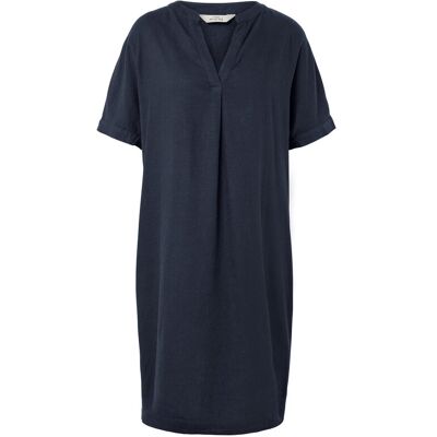 Tchibo - Leinenkleid - Damen - Gr. 36 - dunkelblau Tchibo - Leinenkleid - Damen - Gr. 36 - dunkelblau