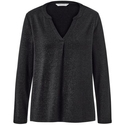 Tchibo - Glitzerndes Blusenshirt - Damen - Gr. S - silber Tchibo - Glitzerndes Blusenshirt - Damen - Gr. S - silber