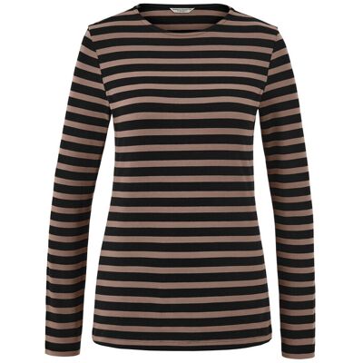 Tchibo - Gestreiftes Langarmshirt - Damen - Gr. L - schwarz/gestreift Tchibo - Gestreiftes Langarmshirt - Damen - Gr. L - schwarz/gestreift