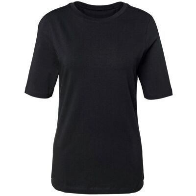 Tchibo - Halbarmshirt - Damen - Gr. XL - schwarz Tchibo - Halbarmshirt - Damen - Gr. XL - schwarz