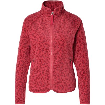 Tchibo - Fleecejacke - Damen - Gr. XS - rot/print Tchibo - Fleecejacke - Damen - Gr. XS - rot/print