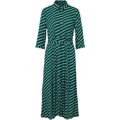 Tchibo - Bedrucktes Hemdblusenkleid - Damen - Gr. 38 - dunkelblau/print Tchibo - Bedrucktes Hemdblusenkleid - Damen - Gr. 38 - dunkelblau/print