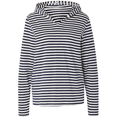 Tchibo - Jersey-Hoodie - Damen - Gr. XXL - weiss/gestreift Tchibo - Jersey-Hoodie - Damen - Gr. XXL - weiss/gestreift