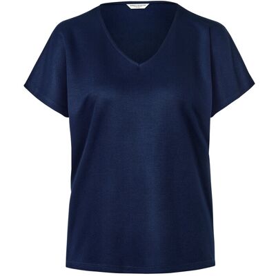 Tchibo - Strukturiertes Shirt - Damen - Gr. S - dunkelblau Tchibo - Strukturiertes Shirt - Damen - Gr. S - dunkelblau