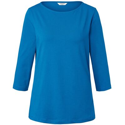 Tchibo - Shirt mit 3/4-Arm - Damen - Gr. S - blau Tchibo - Shirt mit 3/4-Arm - Damen - Gr. S - blau