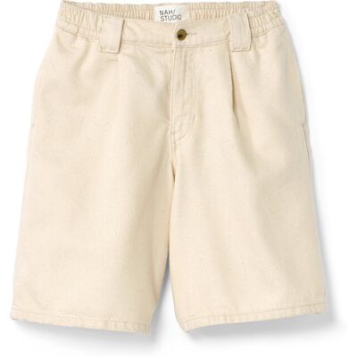 Nah/Studio Bermuda-Shorts - ungefärbte Baumwolle - Gr. 27 - ungefärbt Nah/Studio Bermuda-Shorts - ungefärbte Baumwolle - Gr. 27 - ungefärbt