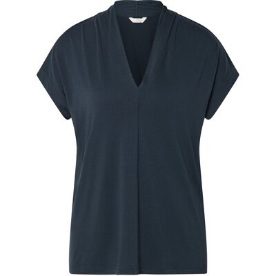 Tchibo - Blusenshirt mit V-Ausschnitt - Damen - Gr. S - dunkelblau Tchibo - Blusenshirt mit V-Ausschnitt - Damen - Gr. S - dunkelblau