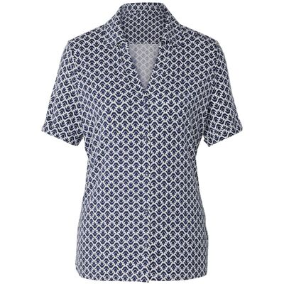 Tchibo - Blusenshirt mit Knopfleiste - Damen - Gr. M - weiss Tchibo - Blusenshirt mit Knopfleiste - Damen - Gr. M - weiss