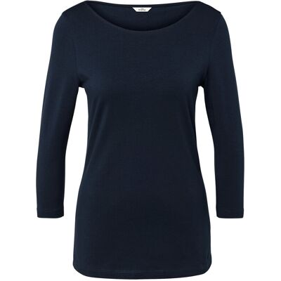 Tchibo - Shirt mit 3/4-Arm - Damen - Gr. S - dunkelblau Tchibo - Shirt mit 3/4-Arm - Damen - Gr. S - dunkelblau