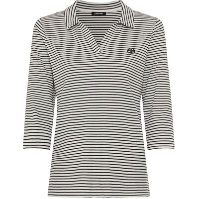 Tchibo - Olsen Polo-Shirt - Damen - Gr. 42 - schwarz Tchibo - Olsen Polo-Shirt - Damen - Gr. 42 - schwarz