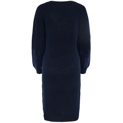 Tchibo - Strickkleid mit Pailletten - Damen - Gr. L - dunkelblau Tchibo - Strickkleid mit Pailletten - Damen - Gr. L - dunkelblau